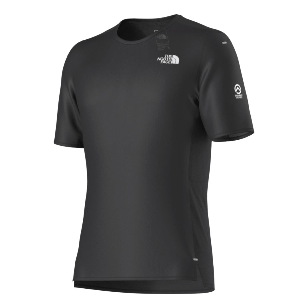 Mens Summit High Trail S/S Shirt-Short Sleeve Shirts-The North Face-TNF Black-Mountain Sports