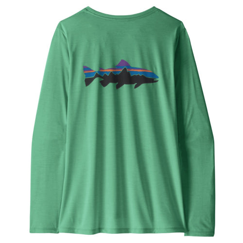Womens L/S Cap Cool Daily Shirt - Fitz Roy Trout