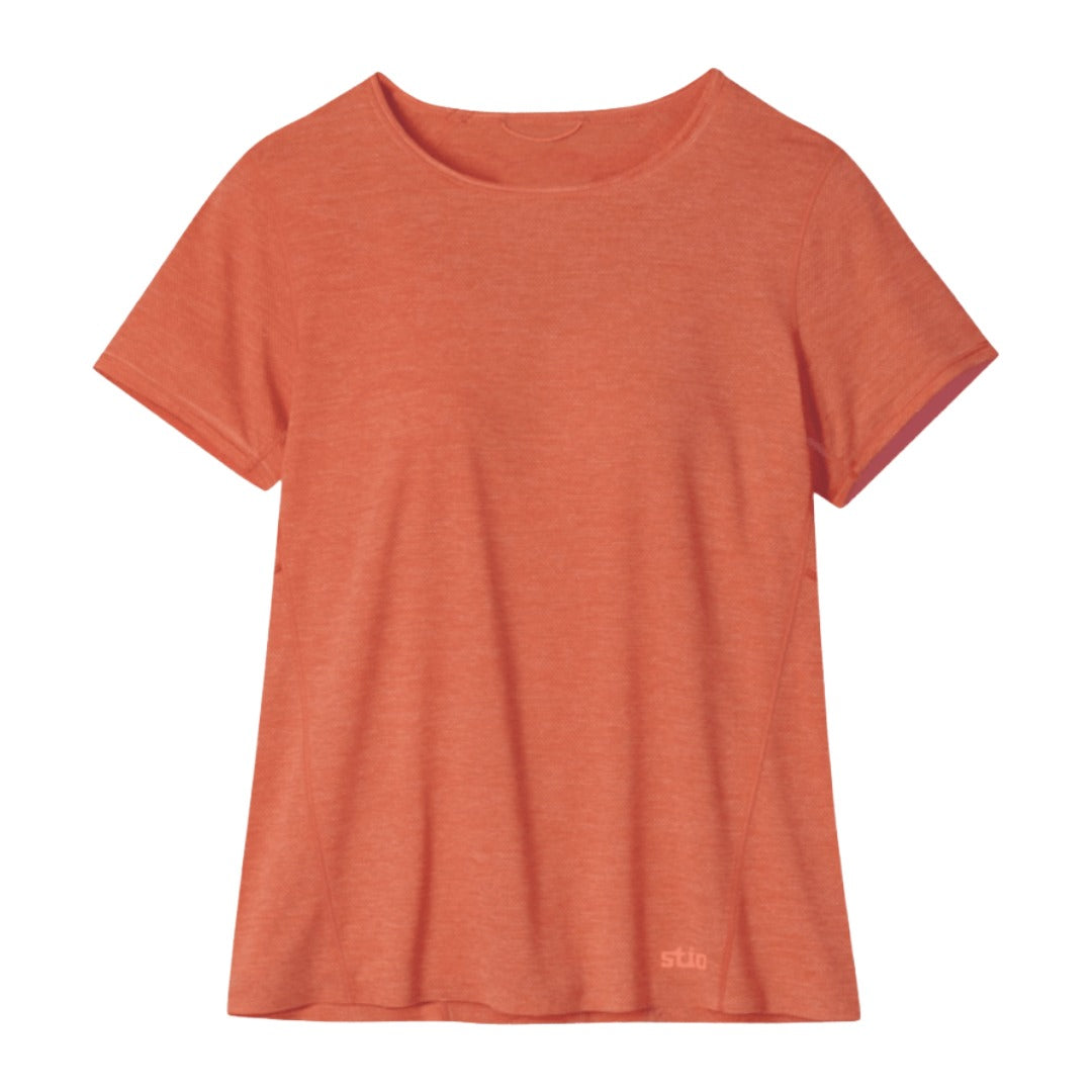 Womens Lucent Short Sleeve Tee-Short Sleeve Shirts-Stio-Hot Sauce-Mountain Sports