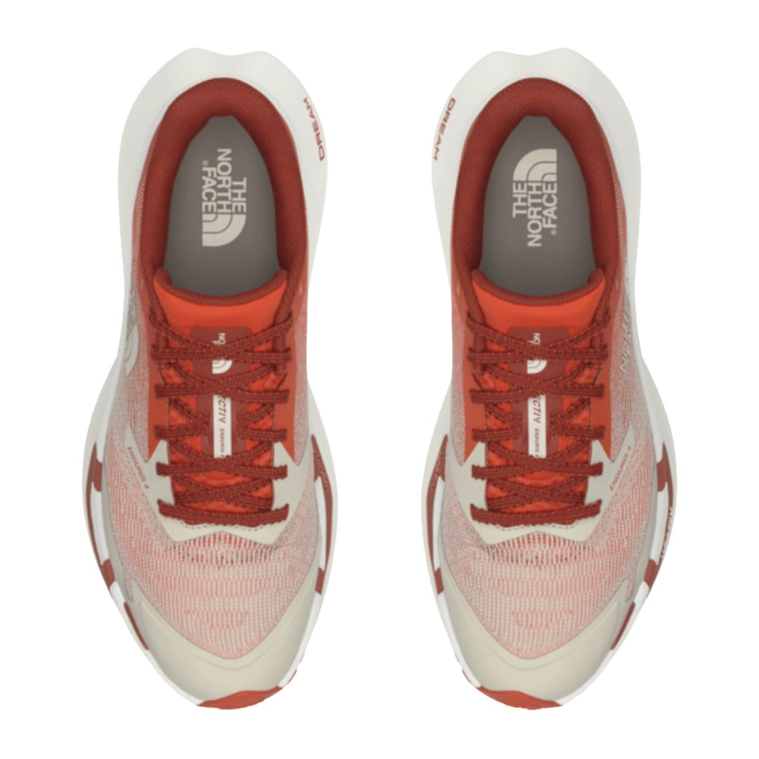 Mens VECTIV Enduris 4-Trail Running Shoes-The North Face-Lava Red/Calacatta-Mountain Sports