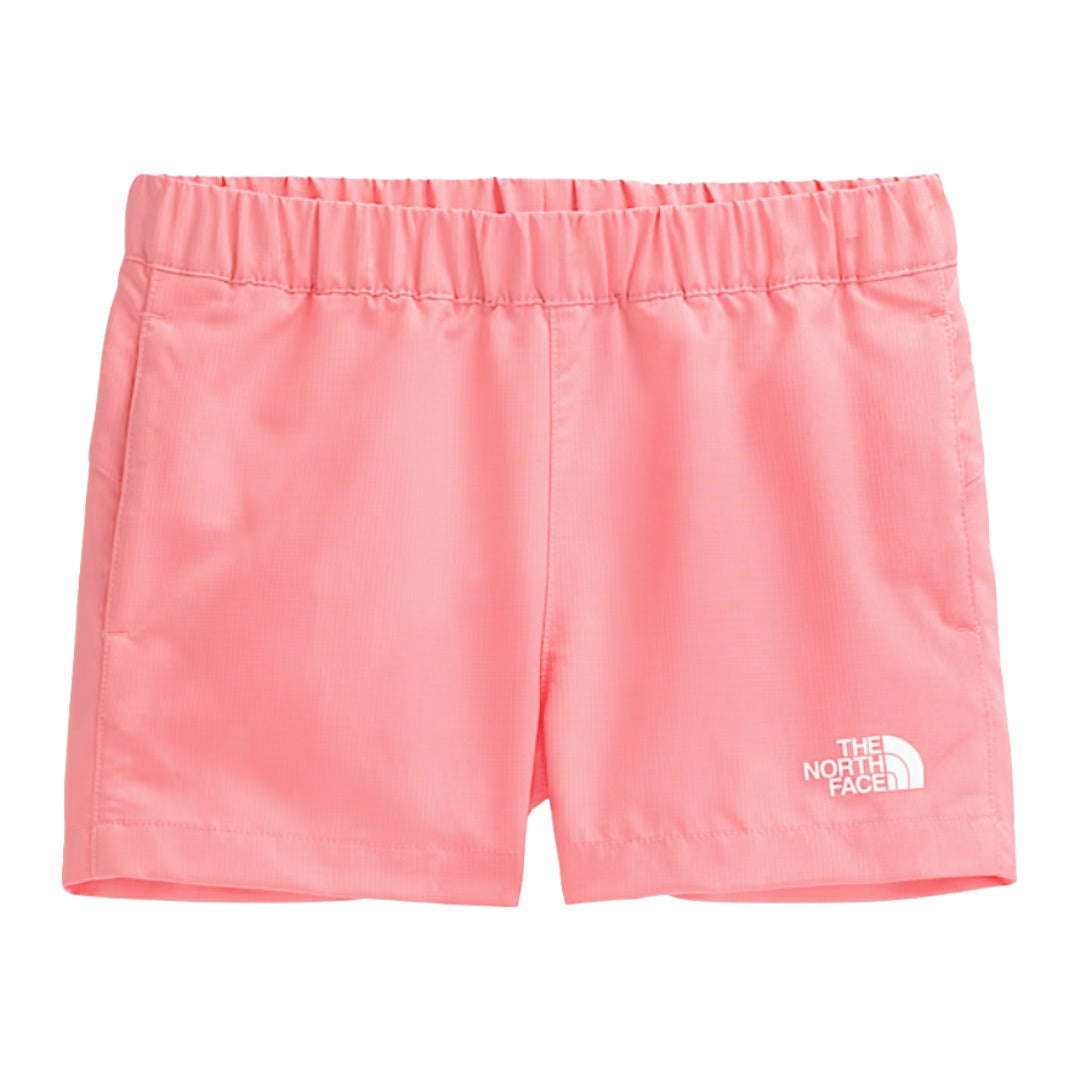 Kids Class V Short-Shorts-The North Face-Coral Crush Logo Weather Topo Phantom Print-Mountain Sports