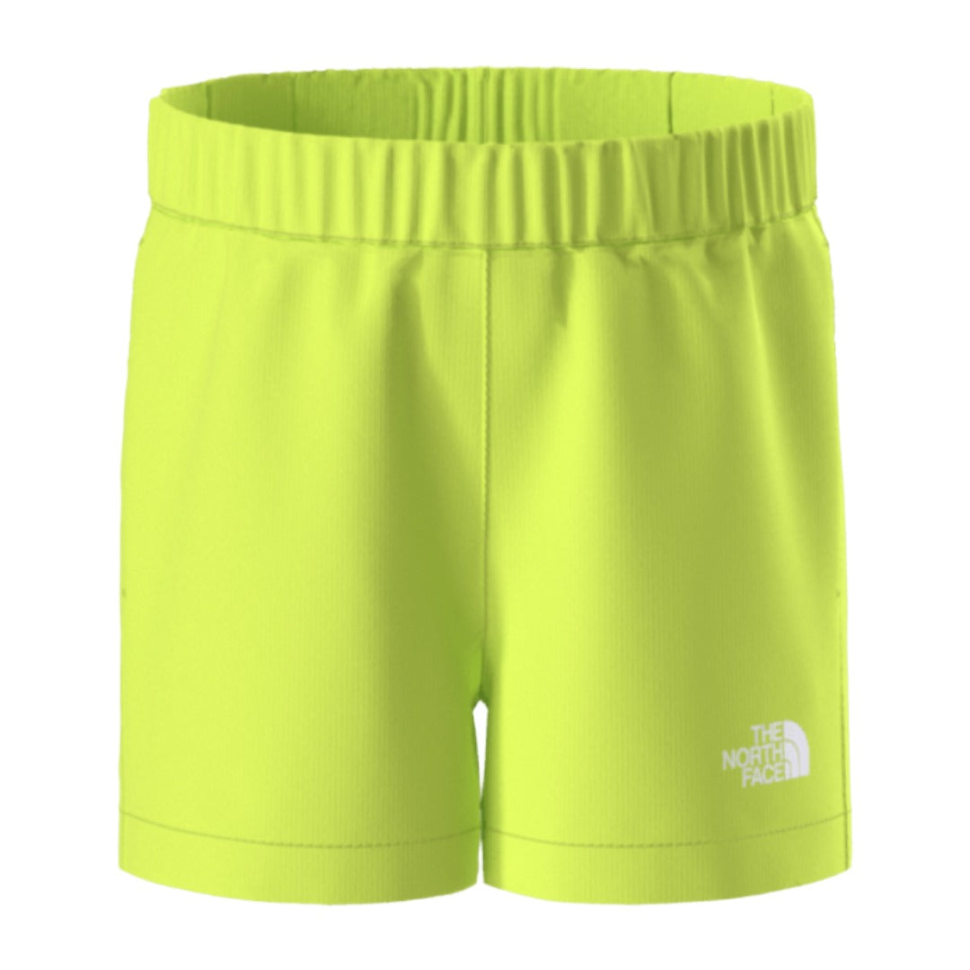 Kids Class V Short-Shorts-The North Face-Fizz Lime Logo Weather Topo Phantom Print-Mountain Sports