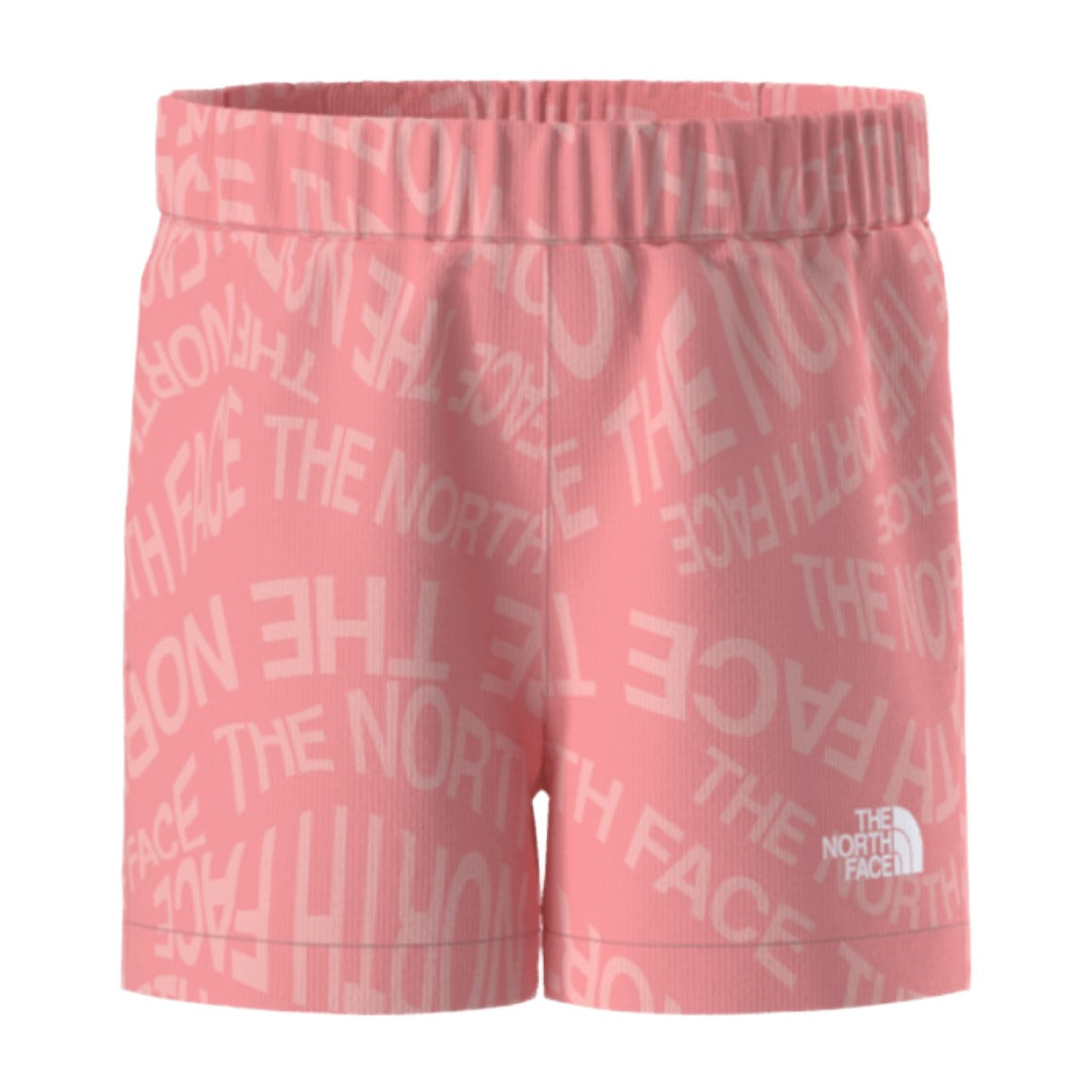 Kids Class V Short-Shorts-The North Face-Fizz Lime Logo Weather Topo Phantom Print-Mountain Sports