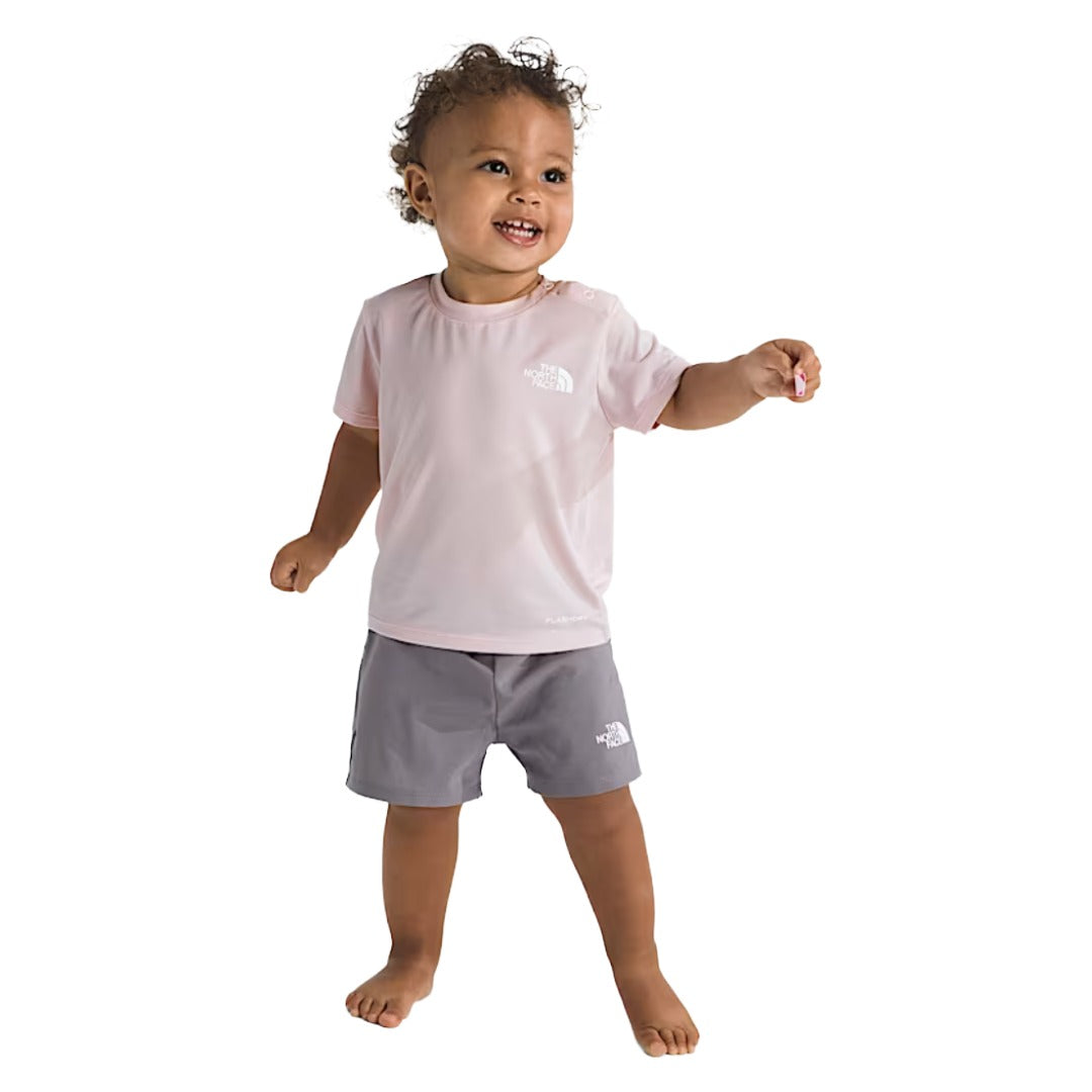 Baby 24/7 Set-Two-Piece Sets-The North Face-Pale Blossom/Transcendent Grey-Mountain Sports