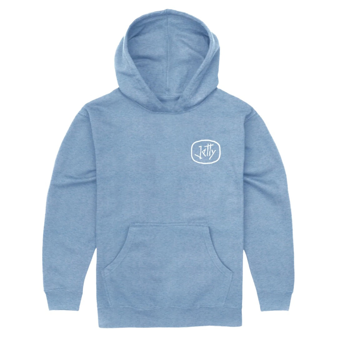 Kids Davy Hoodie-Jetty-Blue-Mountain Sports
