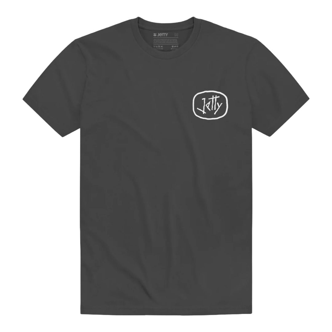 Kids Davy Tee-Jetty-Charcoal-Mountain Sports