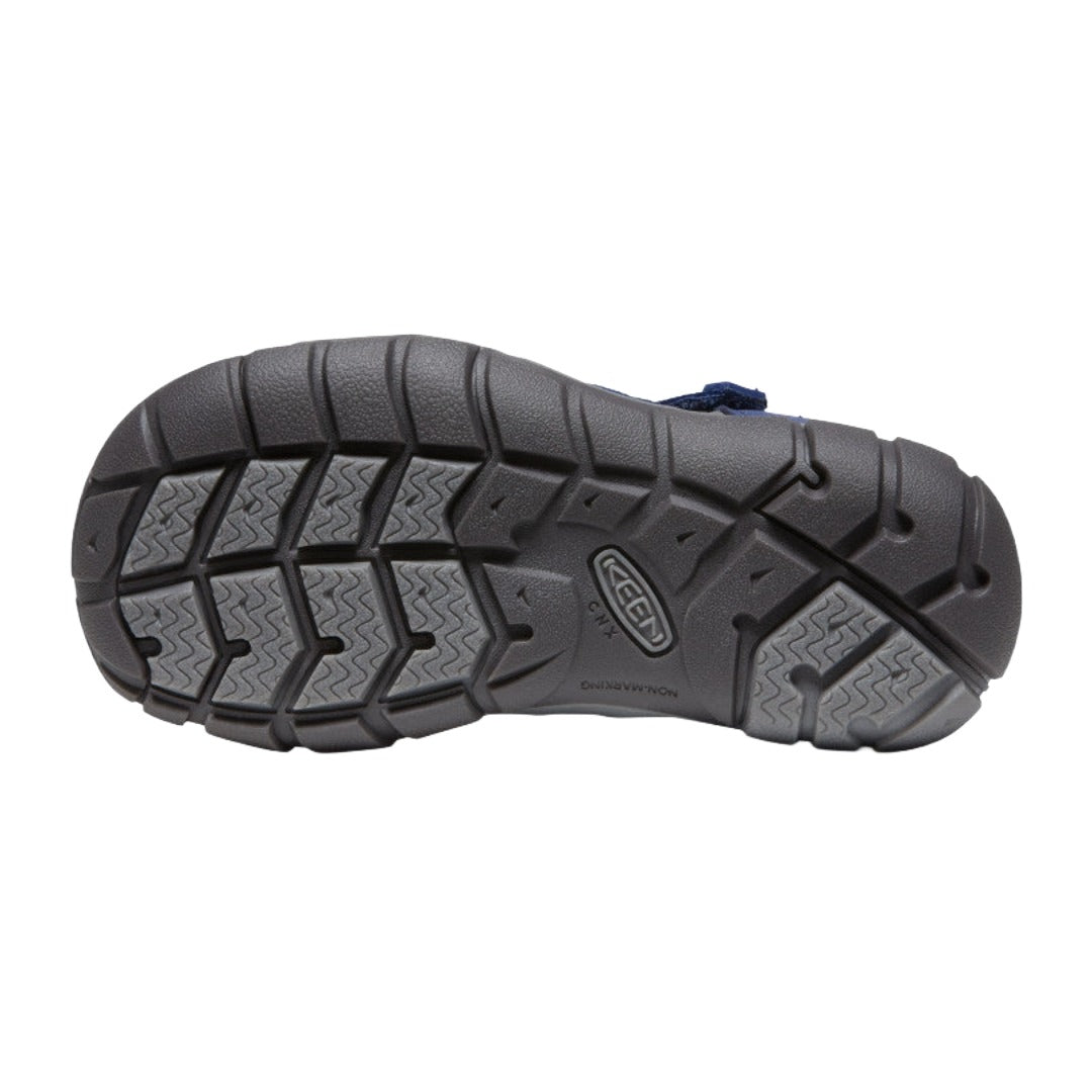 Childrens Seacamp II CNX Sandal-Sandals-Keen-Blue Depths/Gargoyle-Mountain Sports