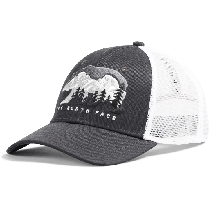Unisex Embroidered Mudder Trucker-Hats-The North Face-TNF White/Asphalt Grey-Mountain Sports