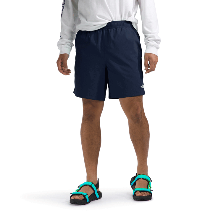 Mens Class V Pathfinder Pull-On 7" Short-Shorts-The North Face-Summit Navy-Mountain Sports