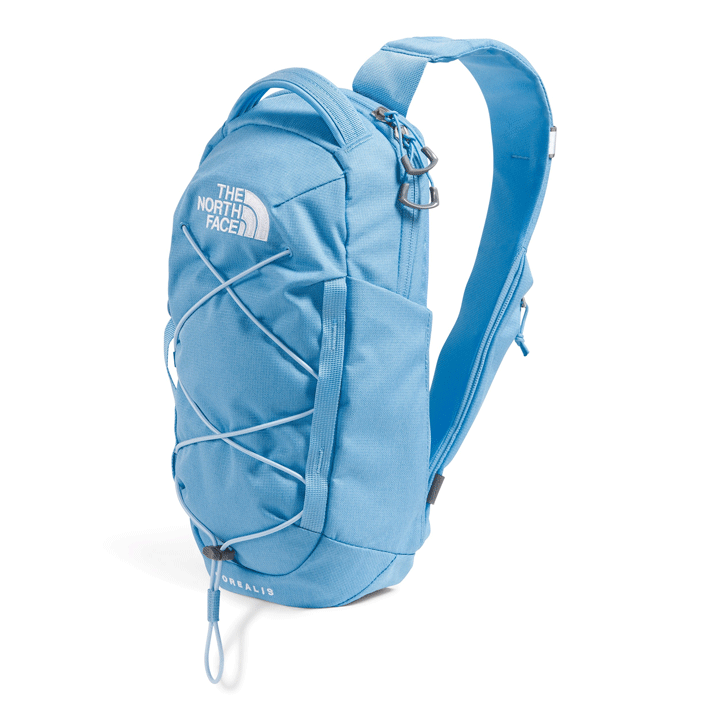 north face backpack front string thing The North Face Borealis Sling, Dark Cornflower Dark Heather