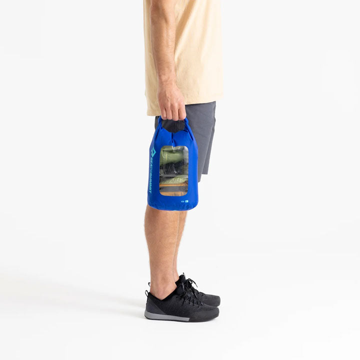 Lightweight Dry Bag (View)-Dry Bags-Sea to Summit-Surf Blue-Mountain Sports