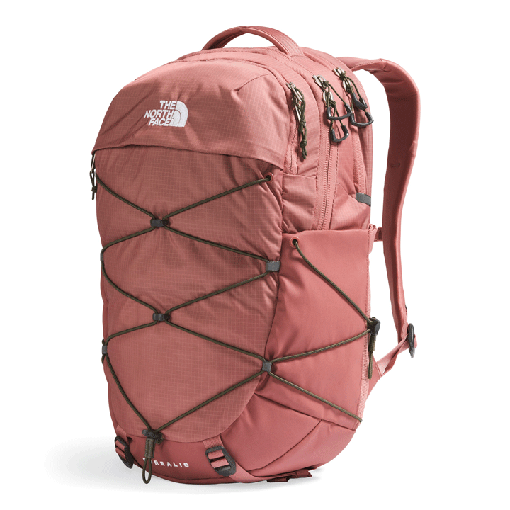 Womens Borealis Backpack-Backpacks-The North Face-Light Mahogany/New Taupe Green-Mountain Sports