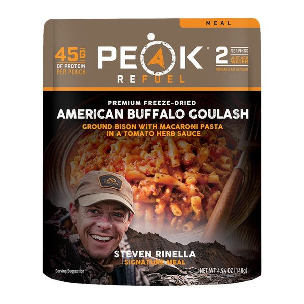 MeatEater American Buffalo Goulash-Freeze Dried Foods-Peak Refuel-Mountain Sports