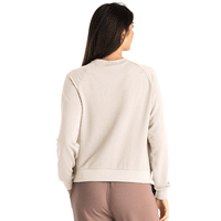 Women's Bamboo Lightweight Fleece Crew, image 2