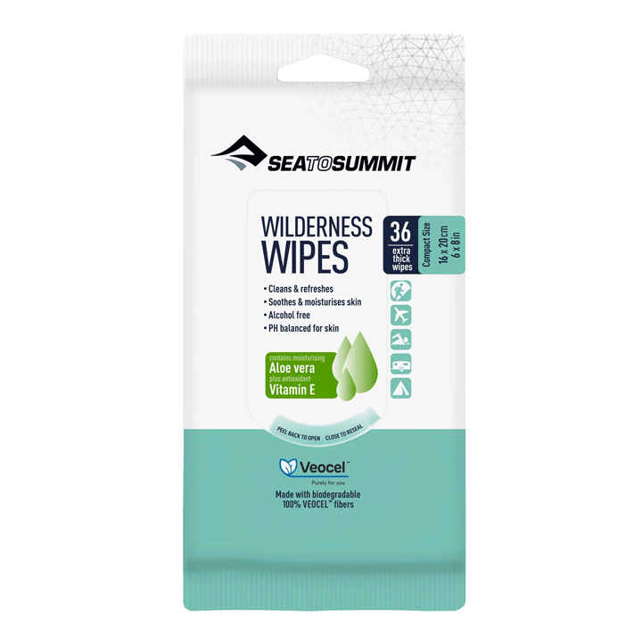 Compact Wilderness Wipes-Personal Hygiene-Sea to Summit-36 Pack-Mountain Sports