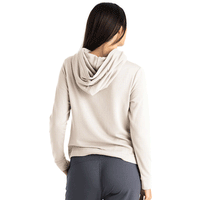 Women's Bamboo Lightweight Fleece Cropped Hoodie, image 4