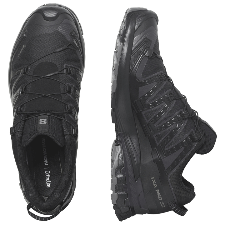 Mens XA Pro 3D GTX v9-Trail Running Shoes-Salomon-Black/Phantom/Pewter-Mountain Sports
