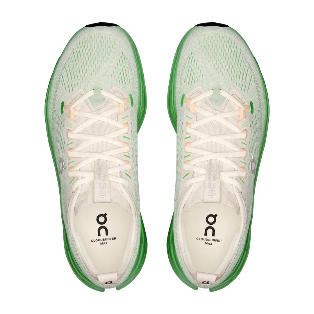Mens Cloudsurfer Max-Road Running Shoes-ON-Ivory/Salmon-Mountain Sports