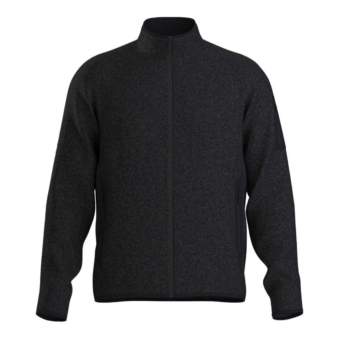 Mens Covert Cardigan-Cardigans-Arc'teryx-Black Heather II-Mountain Sports