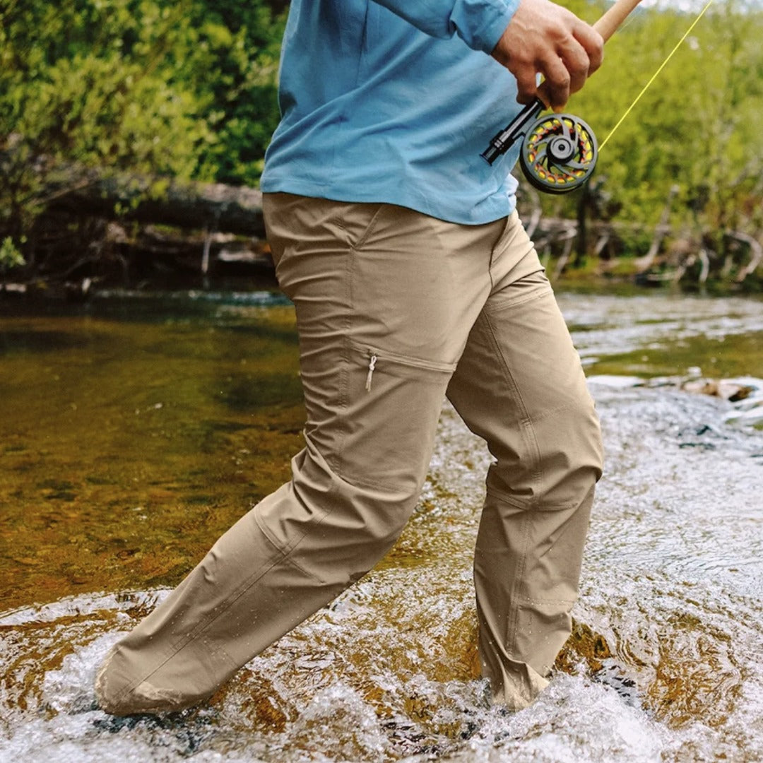 Mens South Fork Guide Pant-Pants-Free Fly-Desert Tan-Mountain Sports
