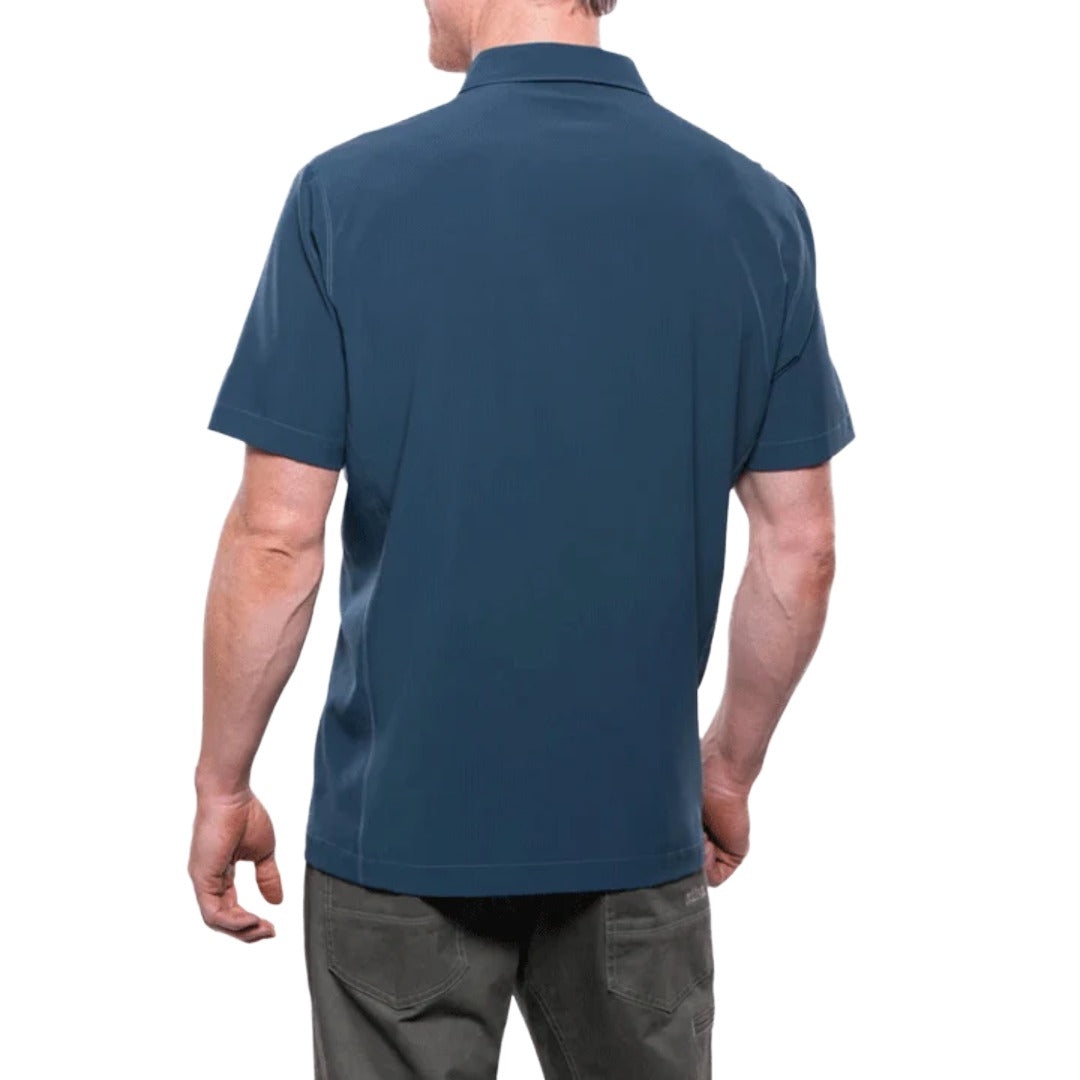 Mens Renegade Shirt-Short Sleeve Shirts-Kuhl-Pirate Blue-Mountain Sports
