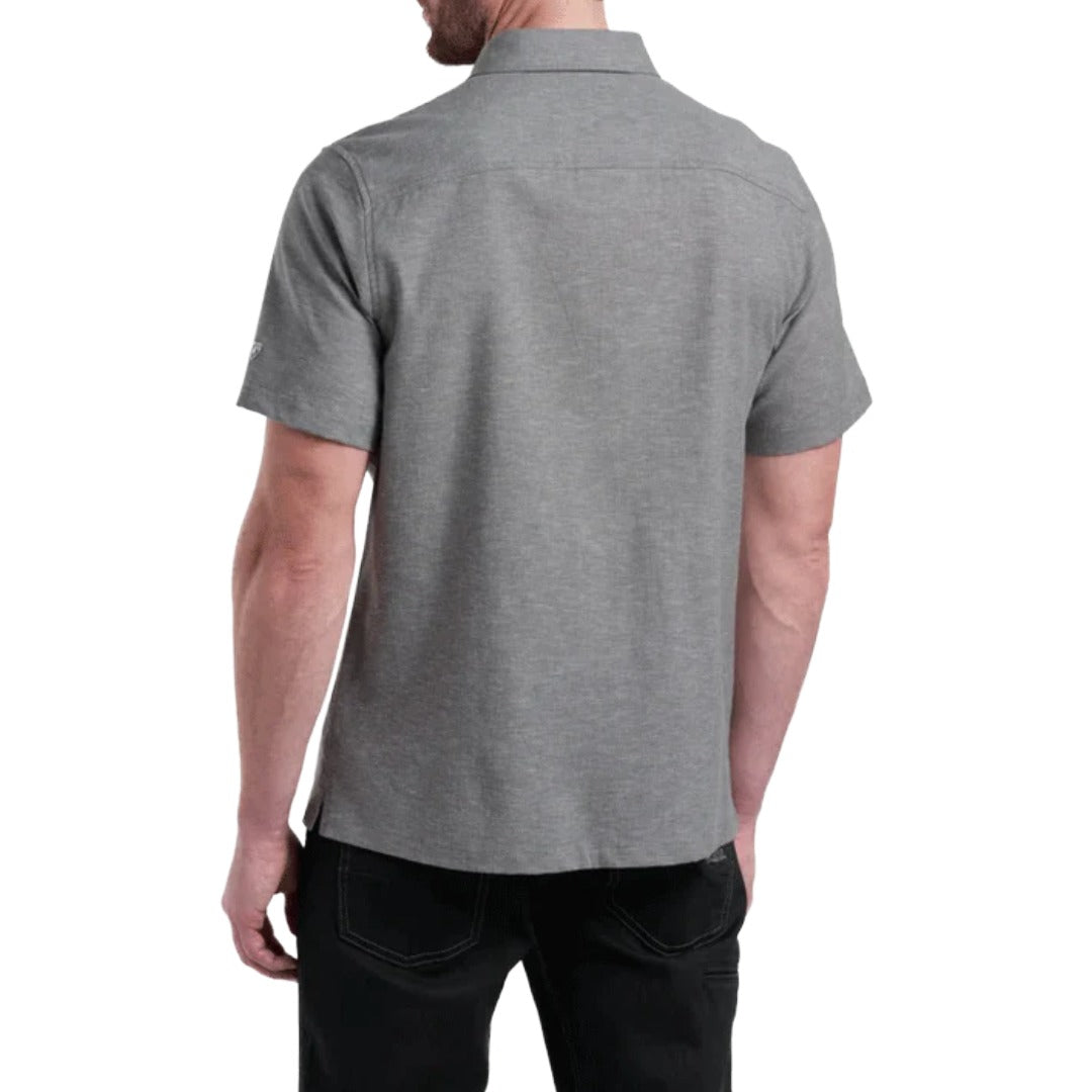 Mens Getaway Short Sleeve Shirt-Shirts-Kuhl-Summit Gray-Mountain Sports