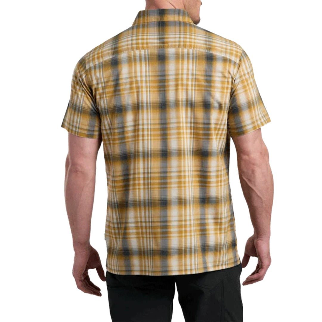 Mens Response Short Sleeve Shirt-Short Sleeve Shirts-Kuhl-Sunset Gold-Mountain Sports