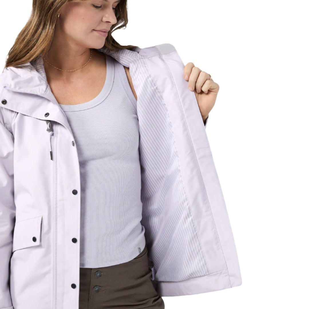 Womens Lupine Hooded Jacket-Jackets-Stio-Lavender Haze-Mountain Sports