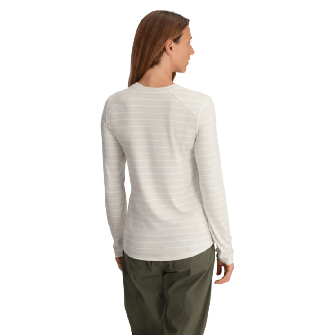 Womens Bamboo Shade Long Sleeve II-Long Sleeve Shirts-Free Fly-Tropic Orange-Mountain Sports