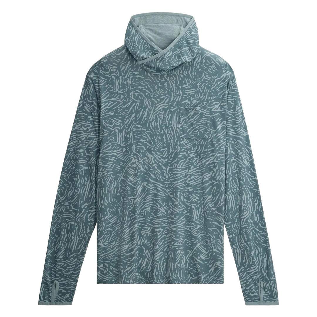 Mens Bamboo Lightweight Hoodie-Hoodies-Free Fly-Marshland Camo-Mountain Sports