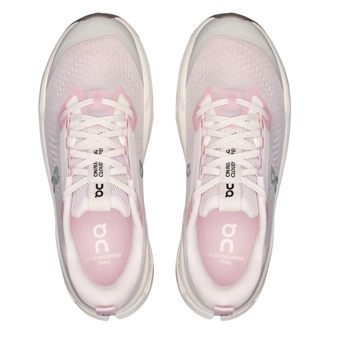 Womens Cloudsurfer Trail 2-Trail Running Shoes-ON-Lily/Gardenia-Mountain Sports