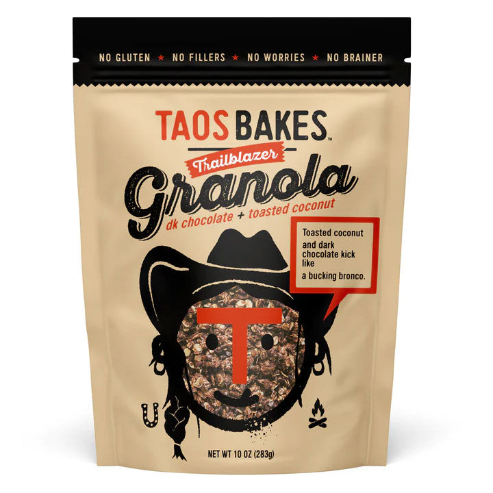 Taos Bakes Trailblazer Granola - Dark Chocolate + Toasted Coconut