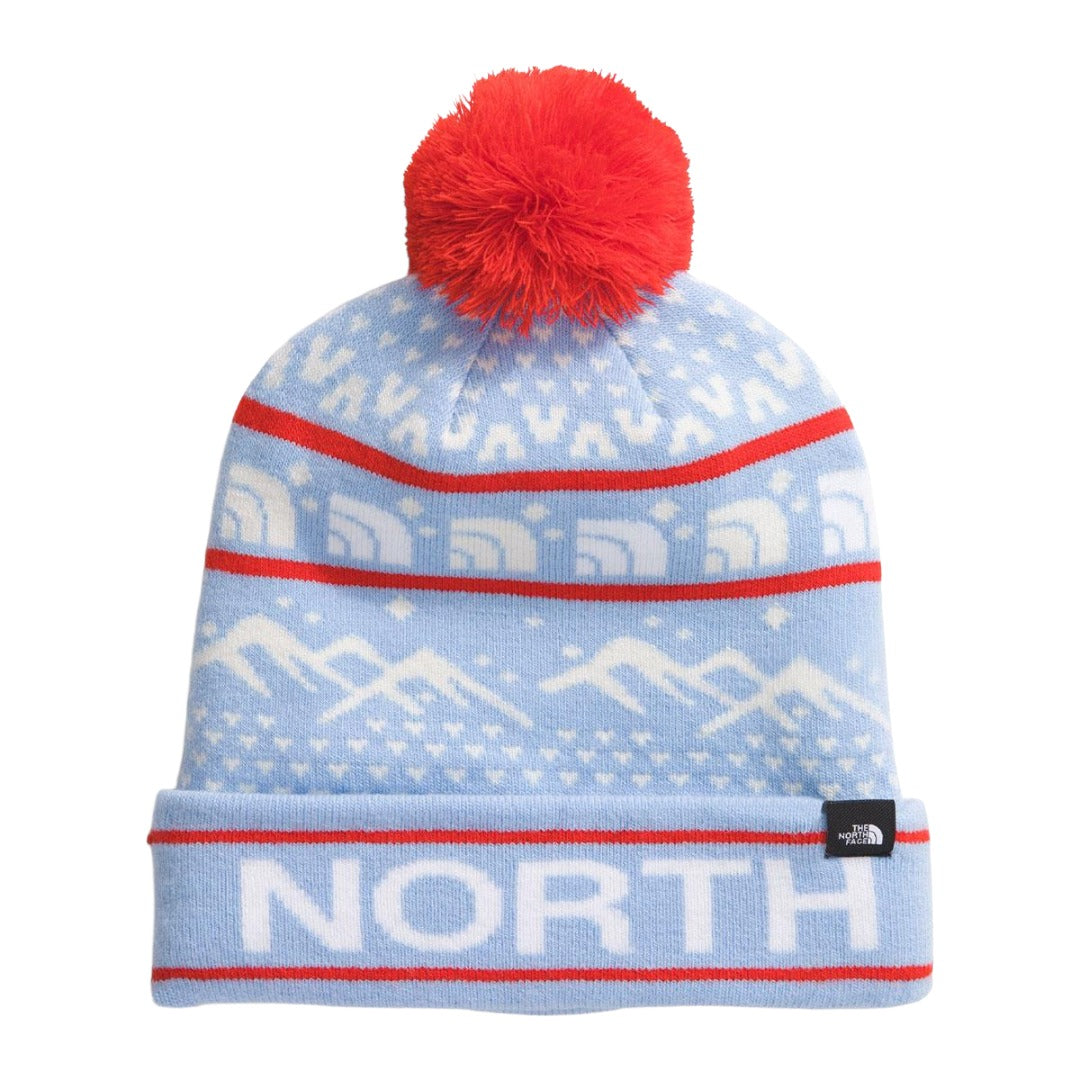 Ski Tuke-Snow Hats & Headwear-The North Face-Cornflower/White Dune/Fiery Red-Mountain Sports