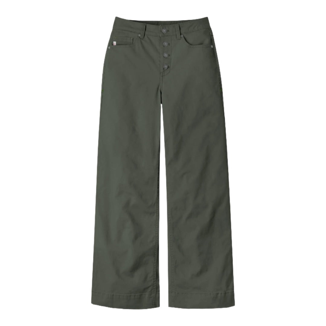 Womens Rivet Wide Leg Canvas Pant-Pants-Stio-Deep Shade-Mountain Sports