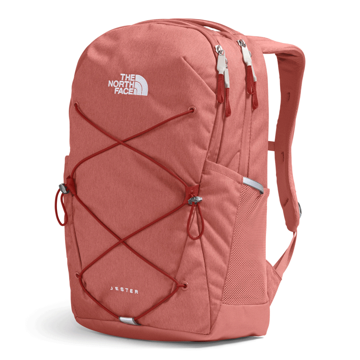 Womens Jester Backpack-Backpacks-The North Face-Light Mahogany Dark Heather/Iron Red/TNF Black-Mountain Sports