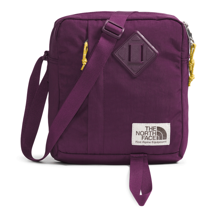 The North Face Berkeley Crossbody Black Currant Purple Yellow Silt