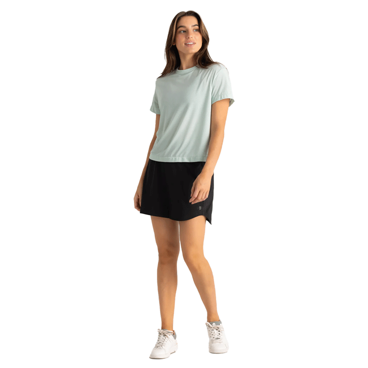 Free Fly Bamboo Lined Active Breeze Skort 15" Womens
