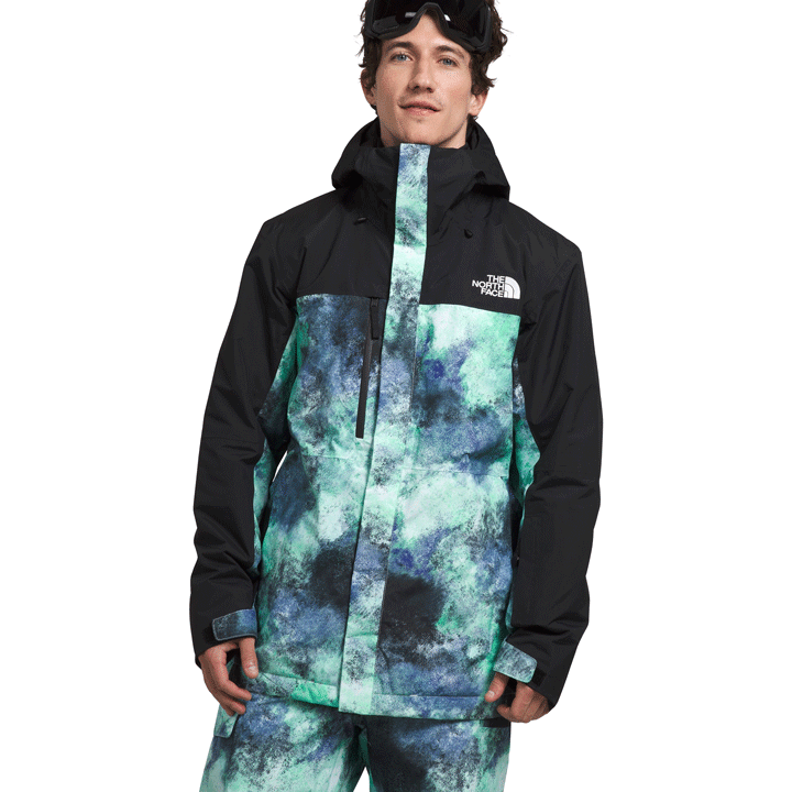 Mens Freedom Insulated Jacket-Jackets-The North Face-Icecap Blue Faded Dye Camo Print-Mountain Sports