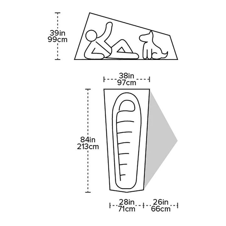 Big Agnes Tiger Wall UL1 Solution Dye