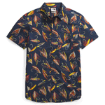 Summit Navy Hand Tied Fly Print