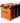 BlackPak Pro Kayak Fishing Crate-Cargo Boxes-YakAttack-Orange-Mountain Sports