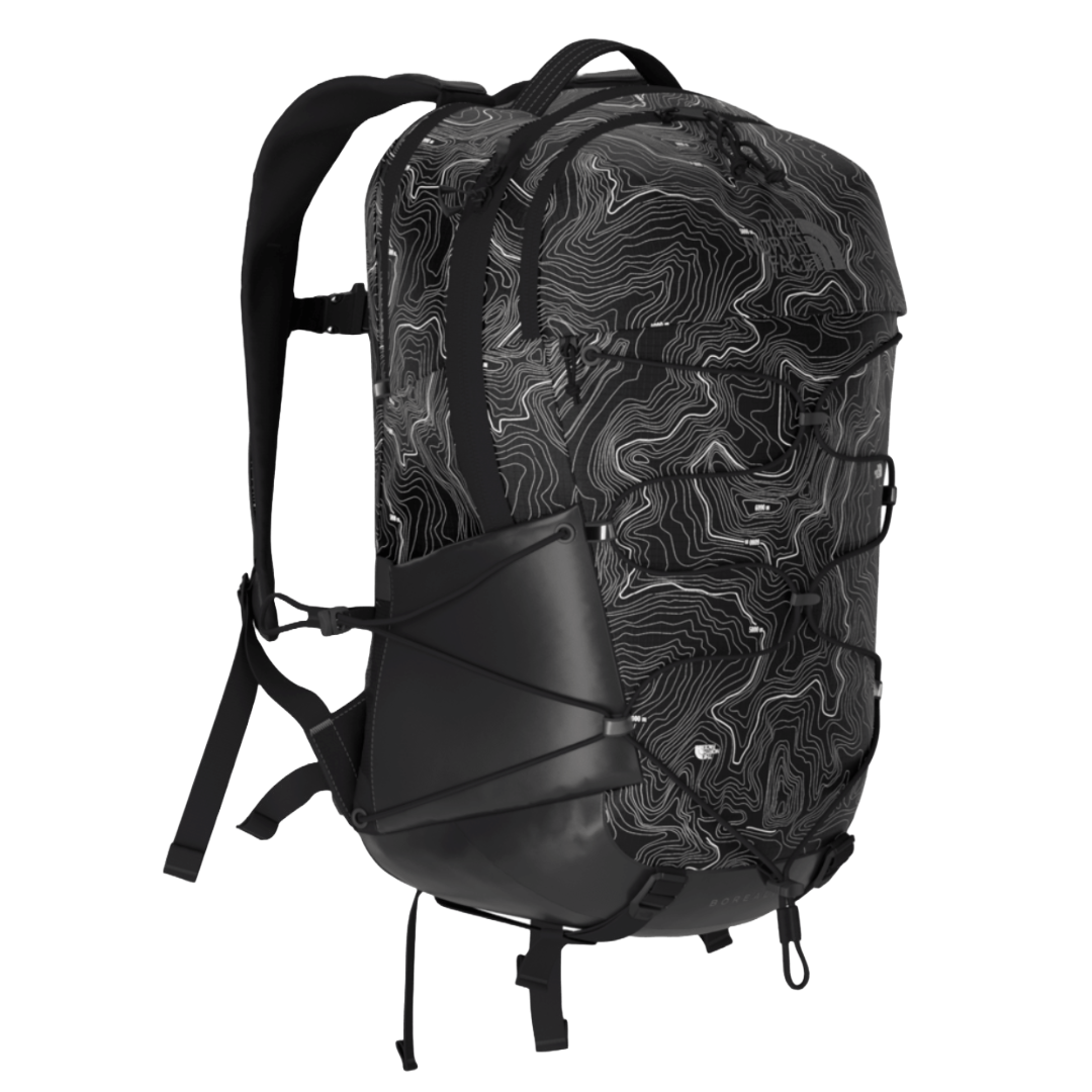 Borealis Backpack-Backpacks-The North Face-TNF Black Topo Print-Mountain Sports