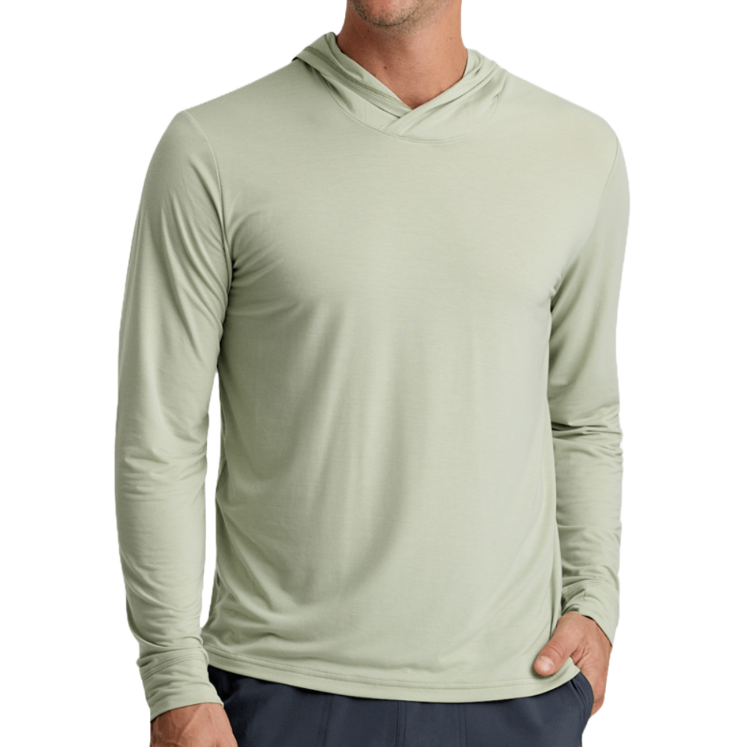 Men's Elevate Lightweight Hoodie-Sweatshirts & Hoodies-Free Fly-Desert Sage-Mountain Sports