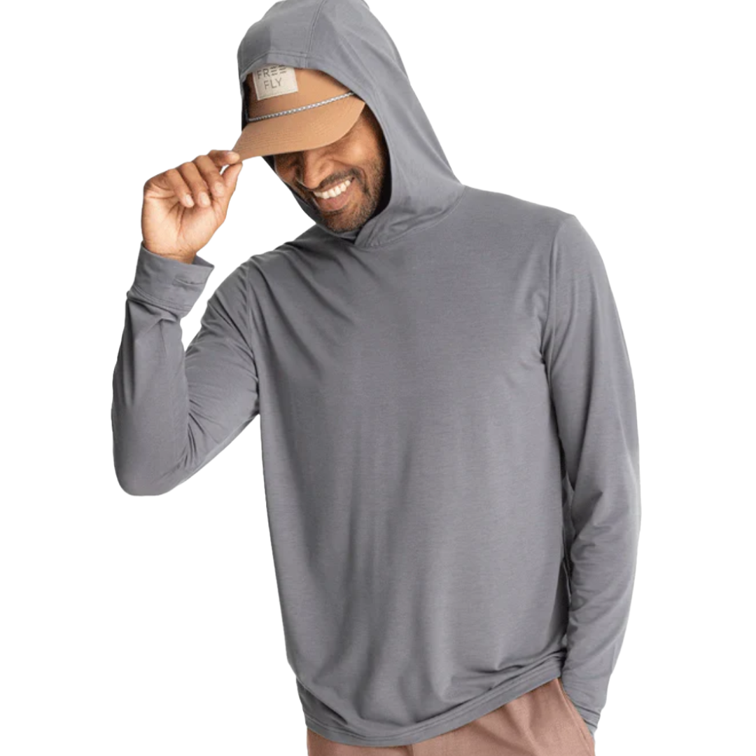 Men's Elevate Lightweight Hoodie-Sweatshirts & Hoodies-Free Fly-Smoke-Mountain Sports