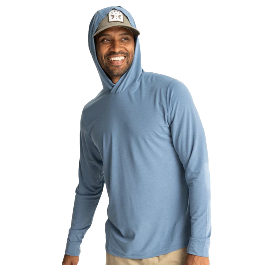Men's Elevate Lightweight Hoodie-Sweatshirts & Hoodies-Free Fly-Bluestone-Mountain Sports