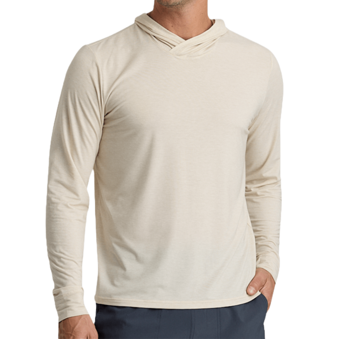 Men's Elevate Lightweight Hoodie-Sweatshirts & Hoodies-Free Fly-Heather Birch-Mountain Sports