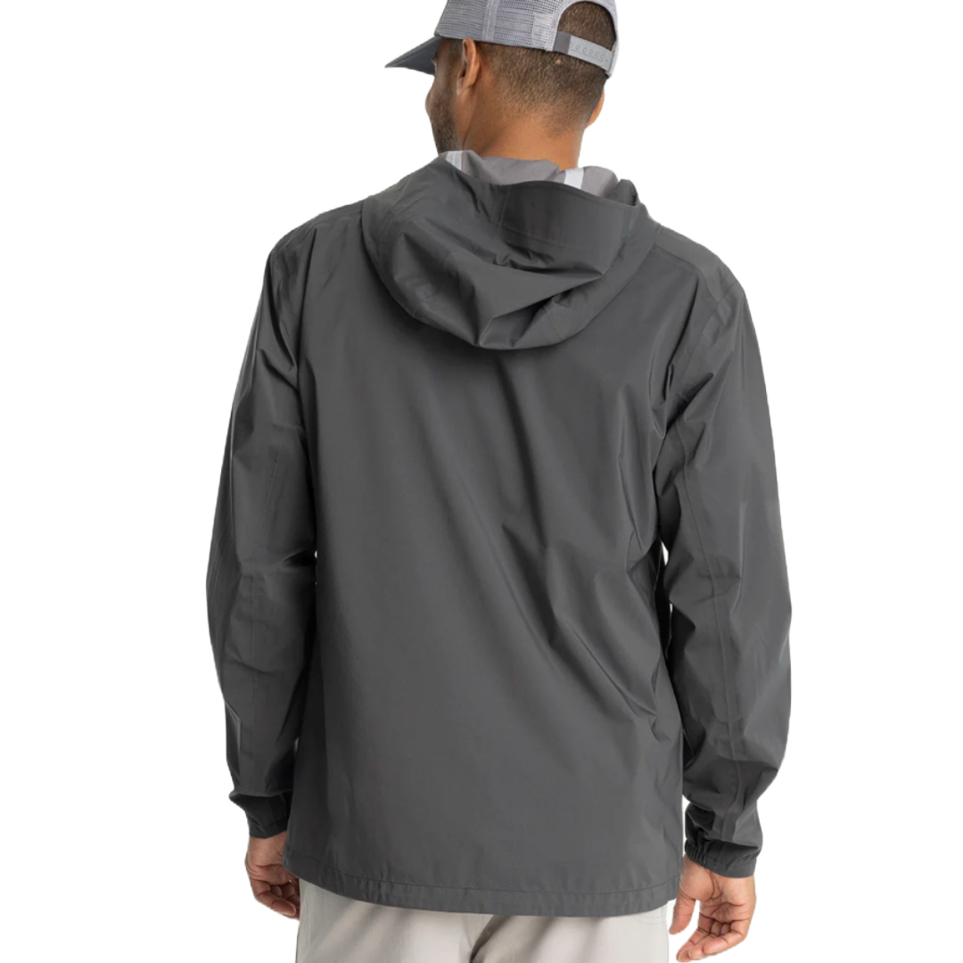 Mens Cloudshield Rain Jacket-Rain Jackets-Free Fly-Heron Blue-Mountain Sports
