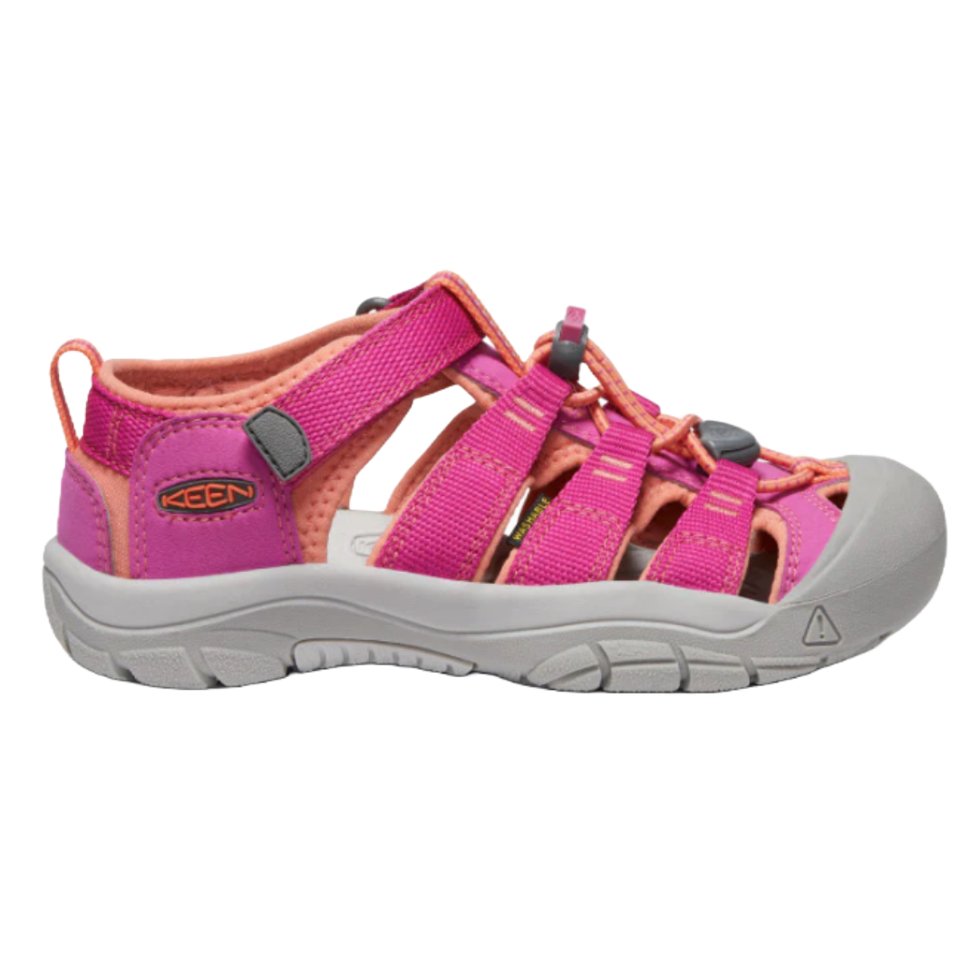 Youth Newport H2 Sandal-Sandals-Keen-Very Berry/Fusion Coral-Mountain Sports