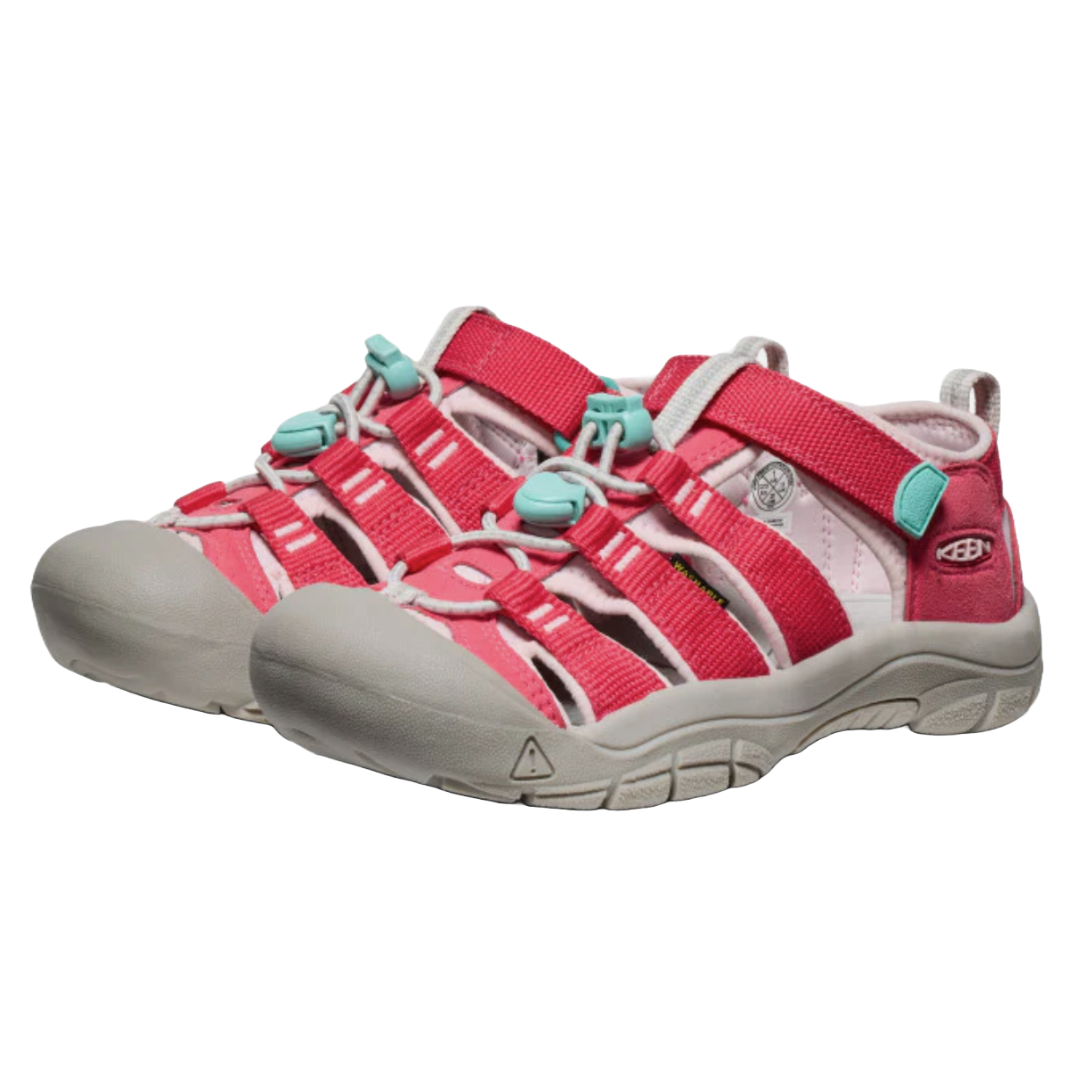 Youth Newport H2 Sandal-Sandals-Keen-Raspberry/Giggle Pink-Mountain Sports