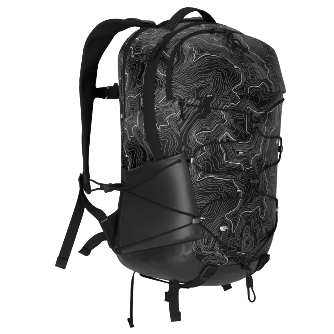 Borealis Backpack-Backpacks-The North Face-TNF Black Topo Print/Smoked Pearl-Mountain Sports